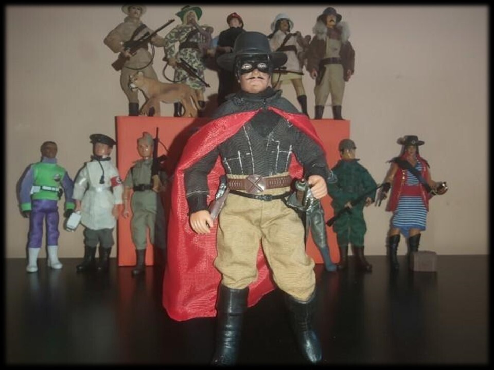 ​Mego. El Zorro. Don Diego de la Vega. Histórico. Serie Heroes.