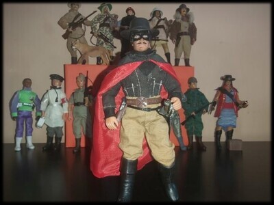 ​Mego. El Zorro. Don Diego de la Vega. Histórico. Serie Heroes.
