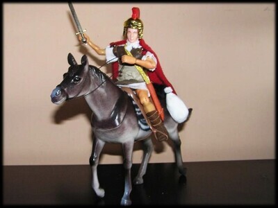 ​Madelman MDE. Centurión Romano con caballo. Histórico Julio Cesar. Unico. Histórico.