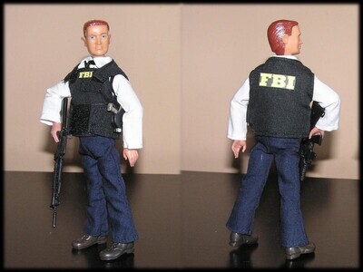 Madelman MDE. Serie espías. Policia. Agente FBI.