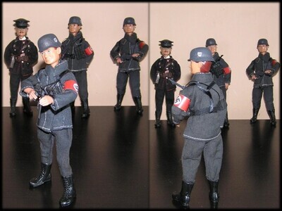 Segunda Guerra Mundial. Aleman WAFFEN SS. Madelman MDE​. Orden Negra. Hitlerismo esotérico. Wehrmacht.