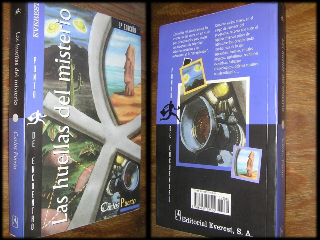 Libro LAS HUELLAS DEL MISTERIO, Carlos Puerto.El libro de En Busca del Misterio de Benitez y del Oso.