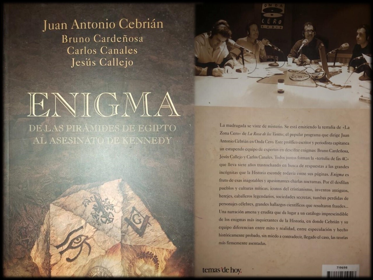 Enigma: Libro de La Rosa de los Vientos. Autor: Juan Antonio Cebrian. Bruno Cardeñosa. Jesús Callejo.