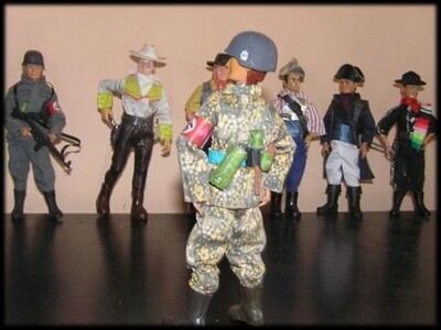 ​Madelman MDE. Alemán. Waffen SS. WWII. Segunda Guerra Mundial. Completo. Wehrmacht.
