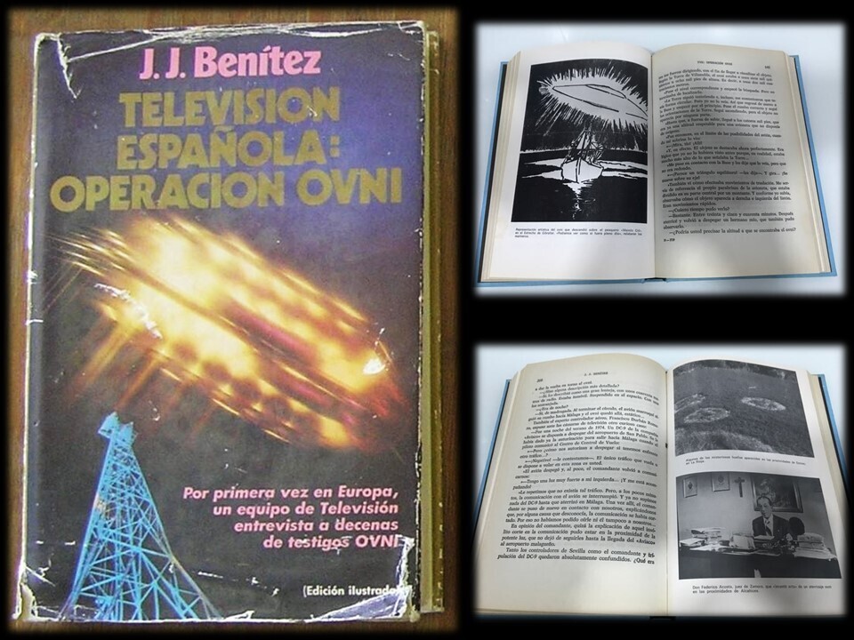 ​Libro: TELEVISIÓN ESPAÑOLA: OPERACIÓN OVNI. Autor: Juan José Benítez. Tapa dura con sobrecubierta.