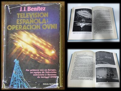 ​Libro: TELEVISIÓN ESPAÑOLA: OPERACIÓN OVNI. Autor: Juan José Benítez. Tapa dura con sobrecubierta.