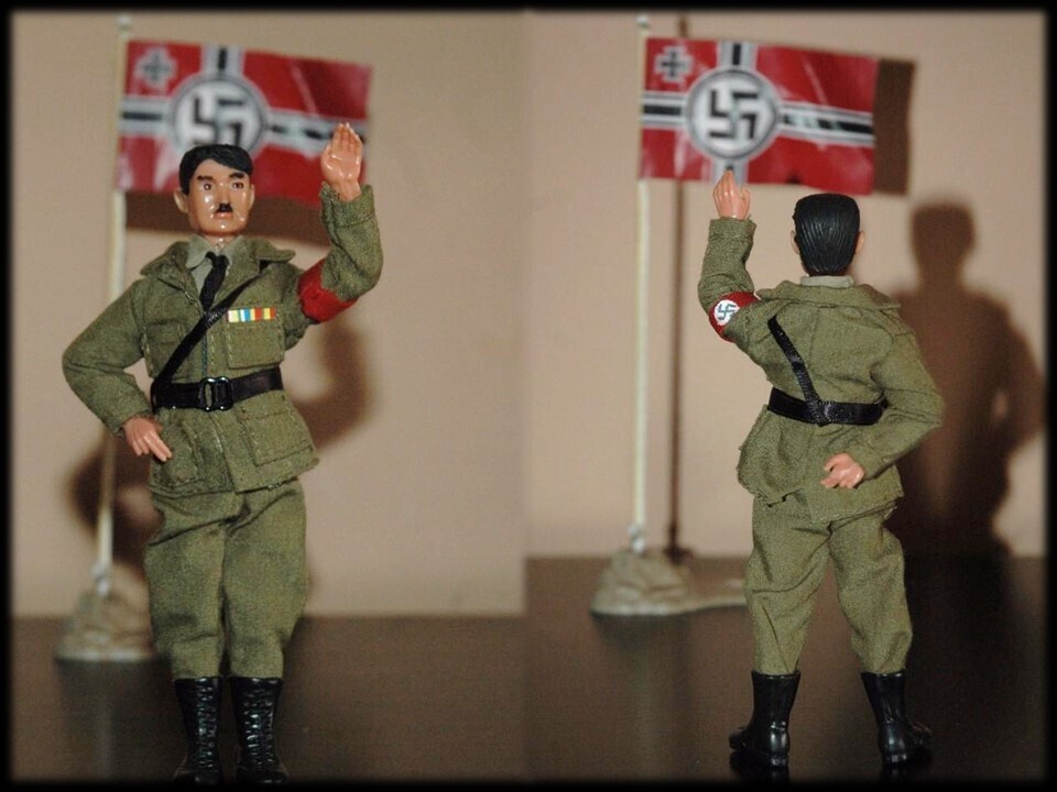 Madelman MDE. Histórico. IIWW Segunda Guerra Mundial. Adolf Hitler con bandera. Wehrmacht.