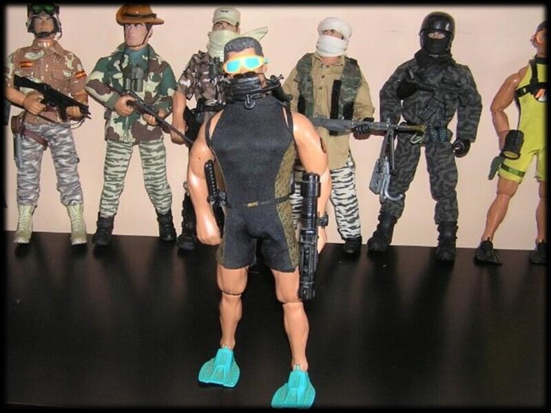 ​Geyperman, Action Man. Dragón. Escala 1/6. Submarinista. Hombre rana. Madelman MDE. Misterio. Atlantida​.