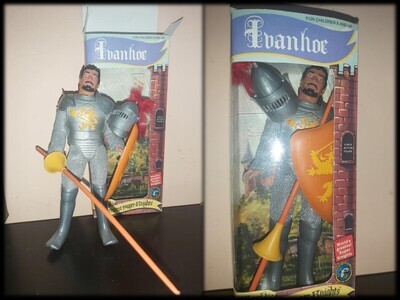 Mego Knigth. Sir Ivanhoe con caja y todos los accesorios. Compatible con Mádelman MDE