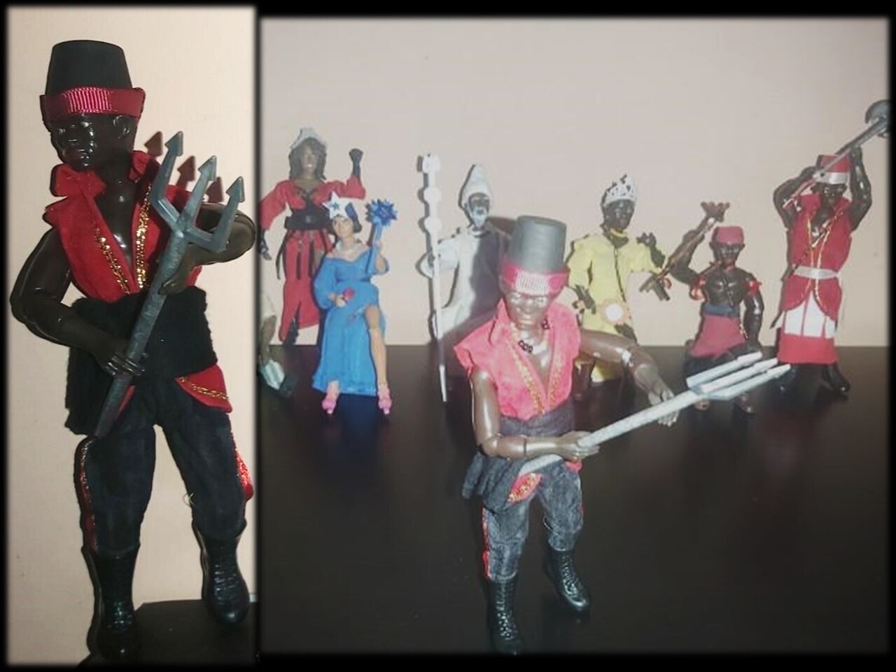 EXÚ. ESHÚ.ORISHAS. Santos africanos. Santeria. Candomble. Umbanda. Figura para altar.
Madelman MDE.