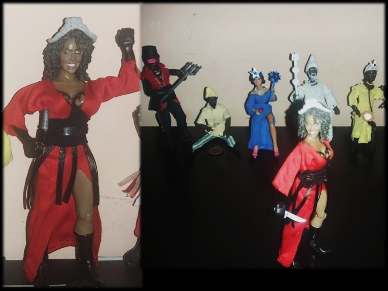 Pomba Gira.ORISHAS. Santos africanos. Santeria. Candomble. Umbanda. Figura para altar. Madelman MDE.