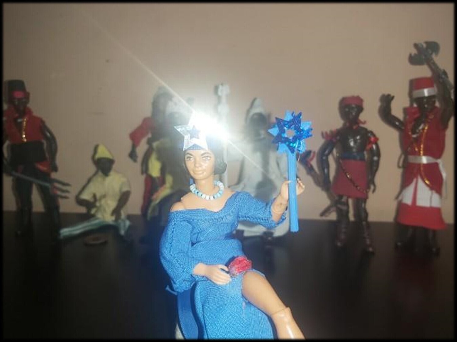 ​Yemanyá. Yemayá. ORISHAS. Santos africanos. 7 Potencias. Santeria. Candomble. Umbanda. Figura para altar. Madelman MDE.