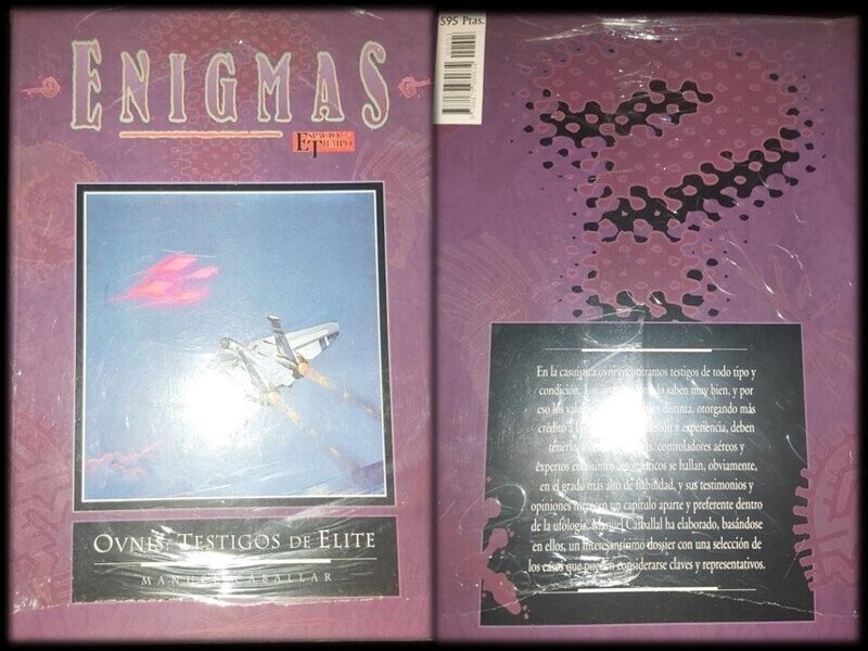 LIBRO: ​OVNIS Testigos de Elite. Pilotos, controladores y radaristas.  Autor: Manuel Carballal.
