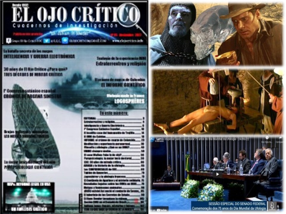 El Ojo Crítico 95. Especial 30 aniversario. Extraterrestres. Guerra Eléctronica. Indiana Jones. Cráneos de Cuarzo. UMMO. Ovnis.
