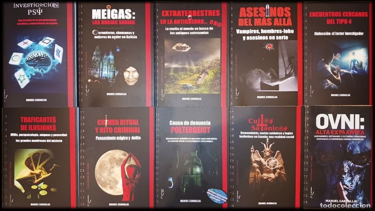 PACK: LOTE 10 CUADERNOS DE CAMPO.
AUTOR: Manuel Carballal
El Ojo Crítico Ediciones.