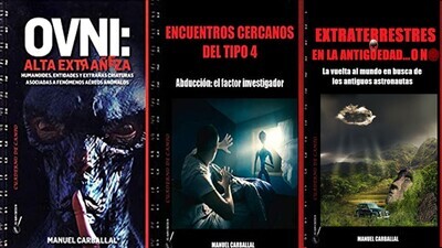PACK: LOTE OVNIS. 3 CUADERNOS DE CAMPO.
AUTOR: Manuel Carballal
El Ojo Crítico Ediciones.