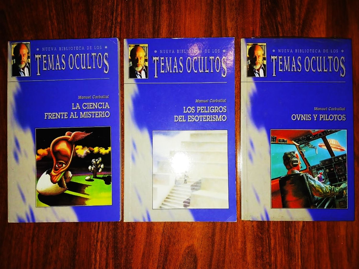 Lote Trilogia Manuel Carballal: Peligros del esoterismo, ovnis y pilotos, ciencia frente al misterio.