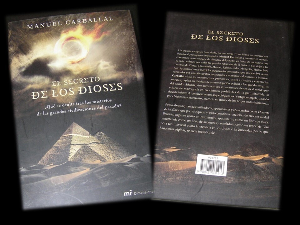 El Secreto de los Dioses. Autor: Manuel Carballal. Investigación criminológica de los misterios.