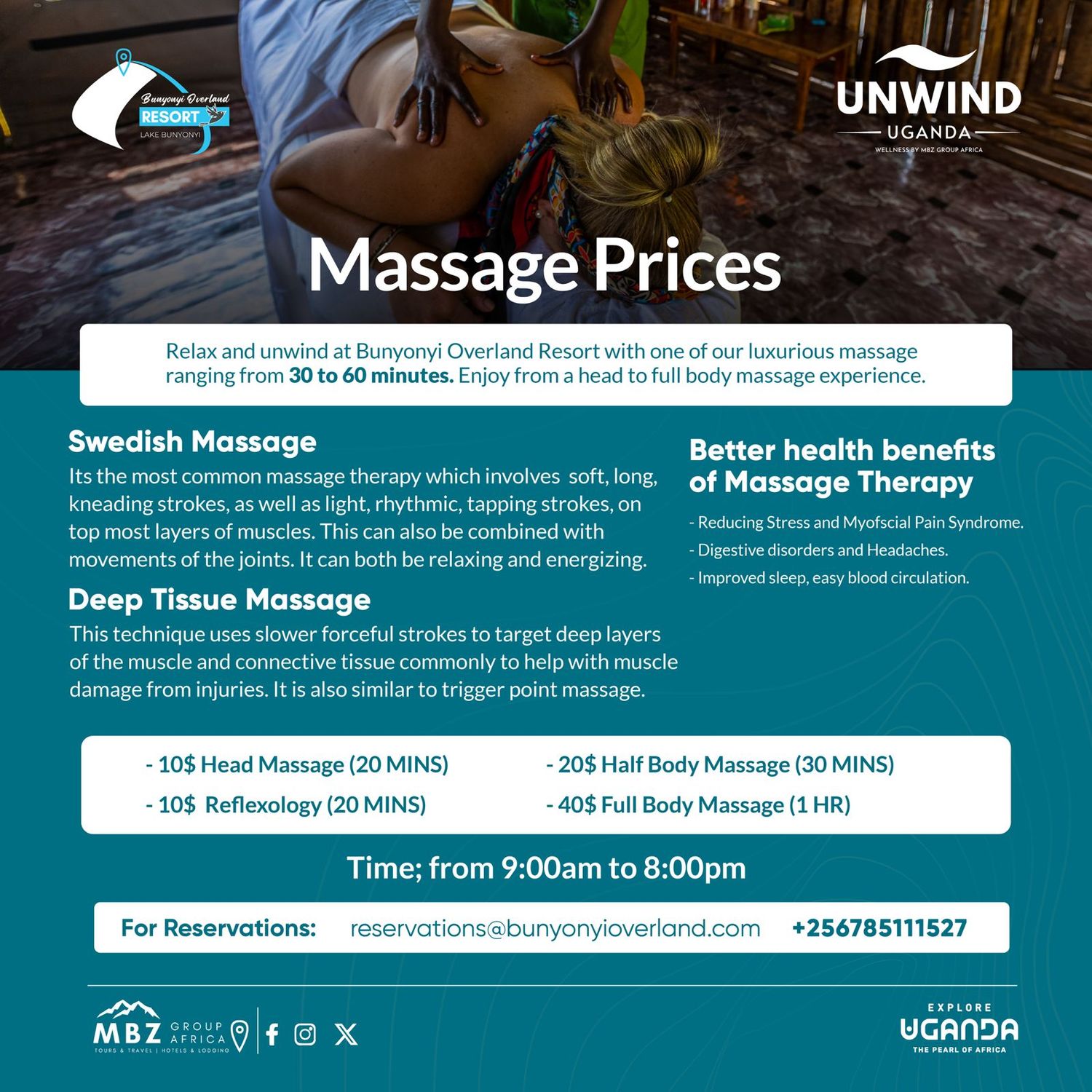 Massages by Unwind Uganda