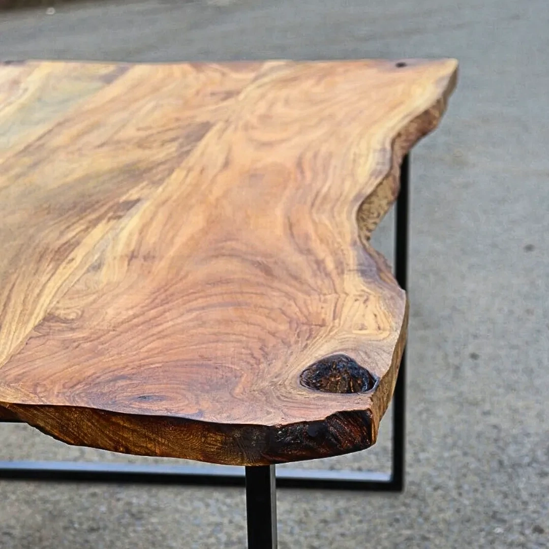 Live edge wanza table