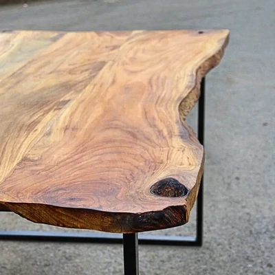 Live edge wanza table