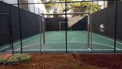 Quadras esportivas em concreto