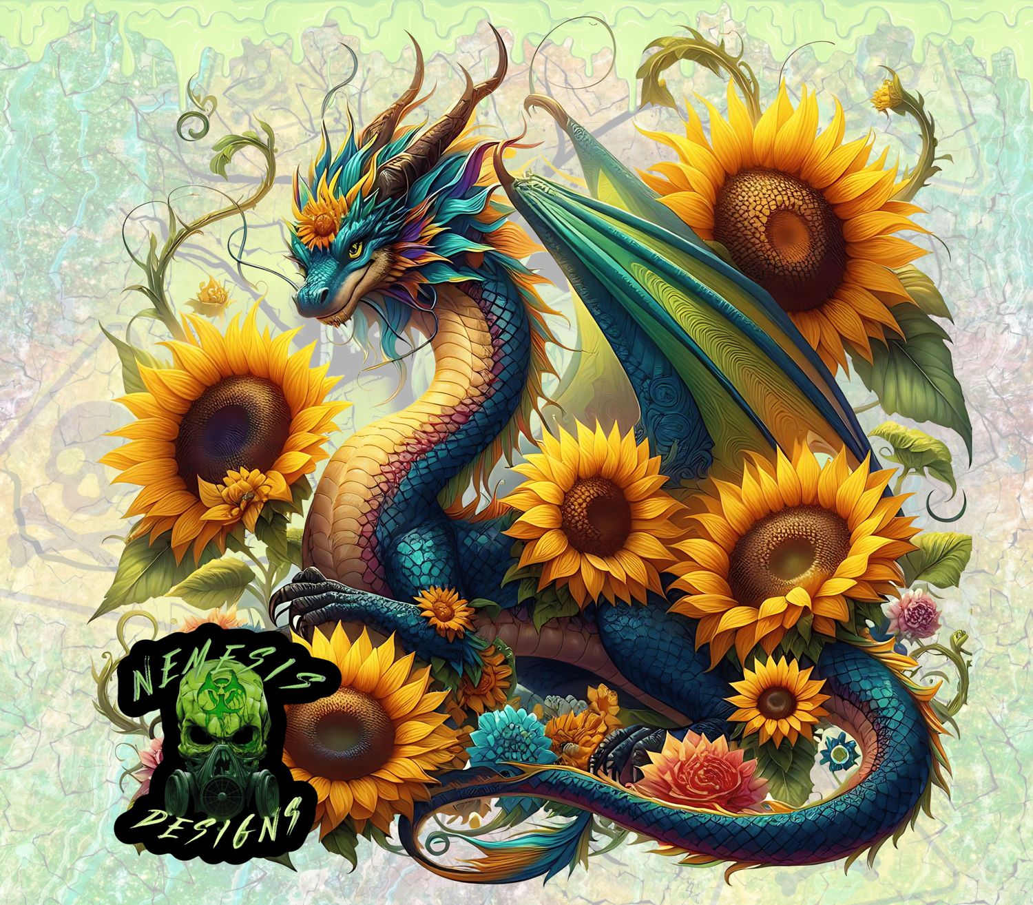 Colorful Dragon Sunflower