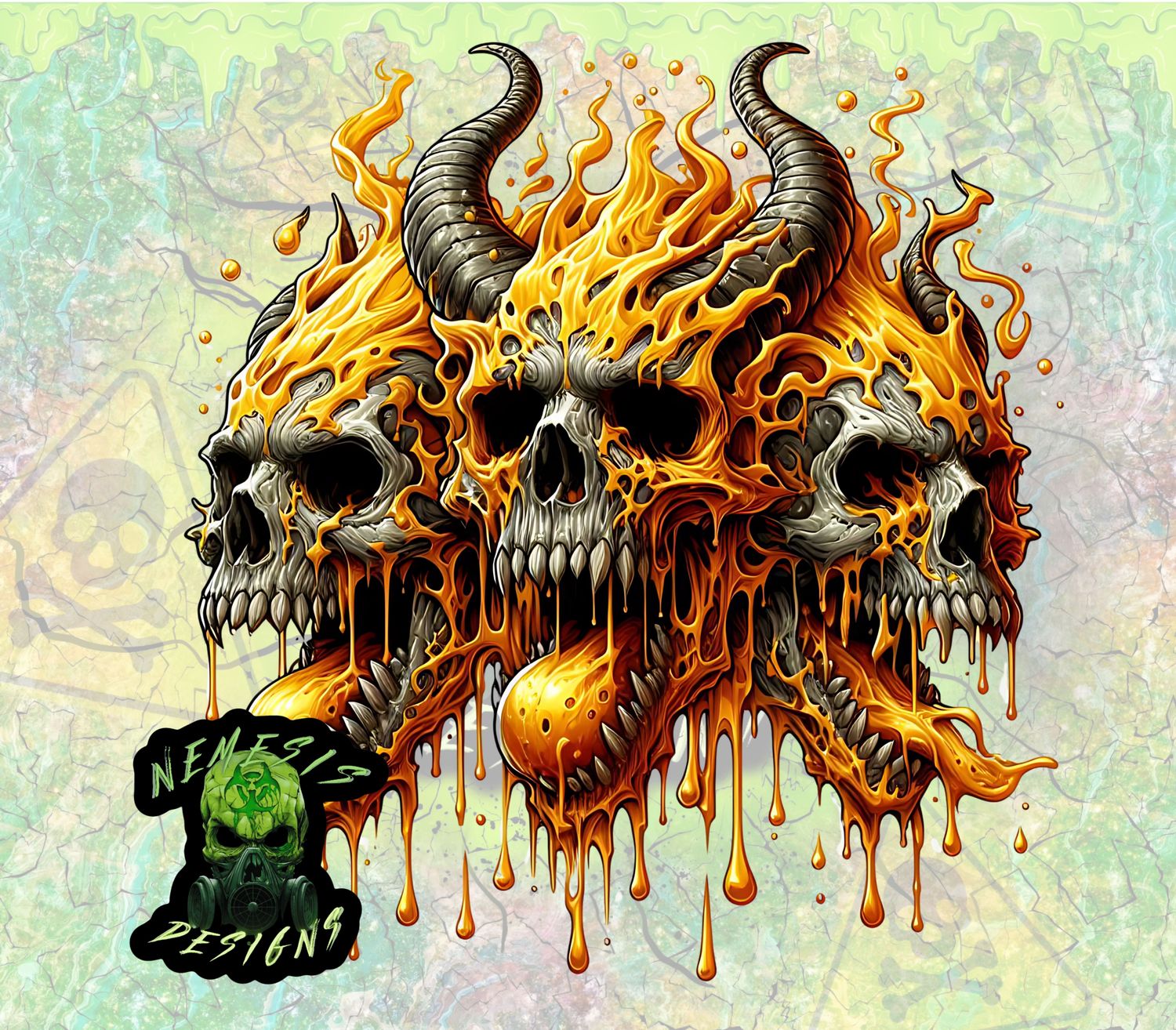 Melty Skulls