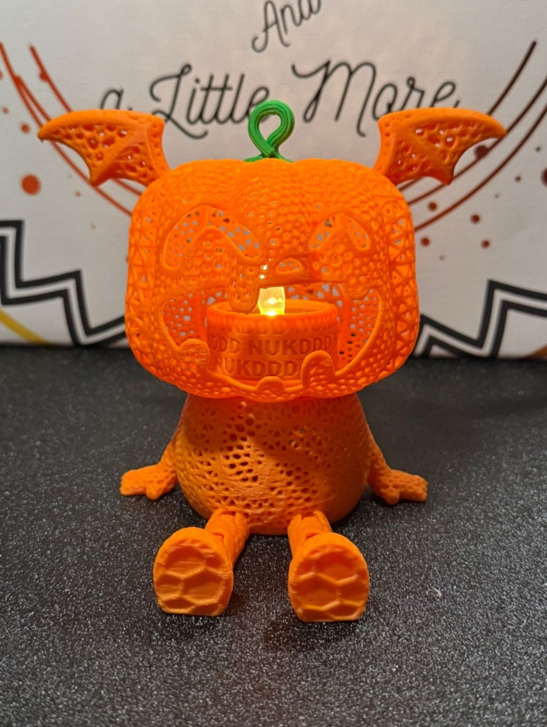 Flexy Pumpkin head with tea light included