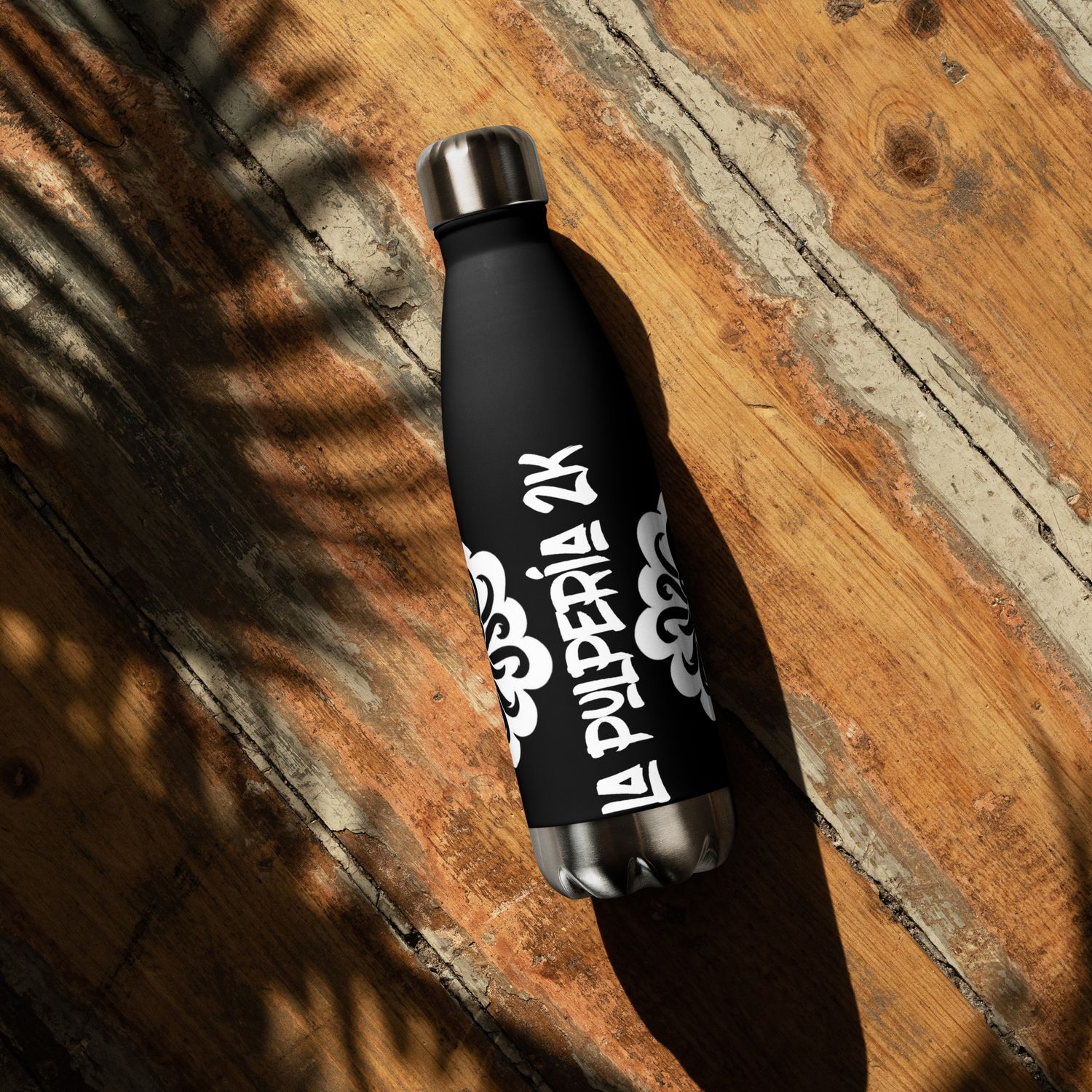 Stainless steel water Black bottle