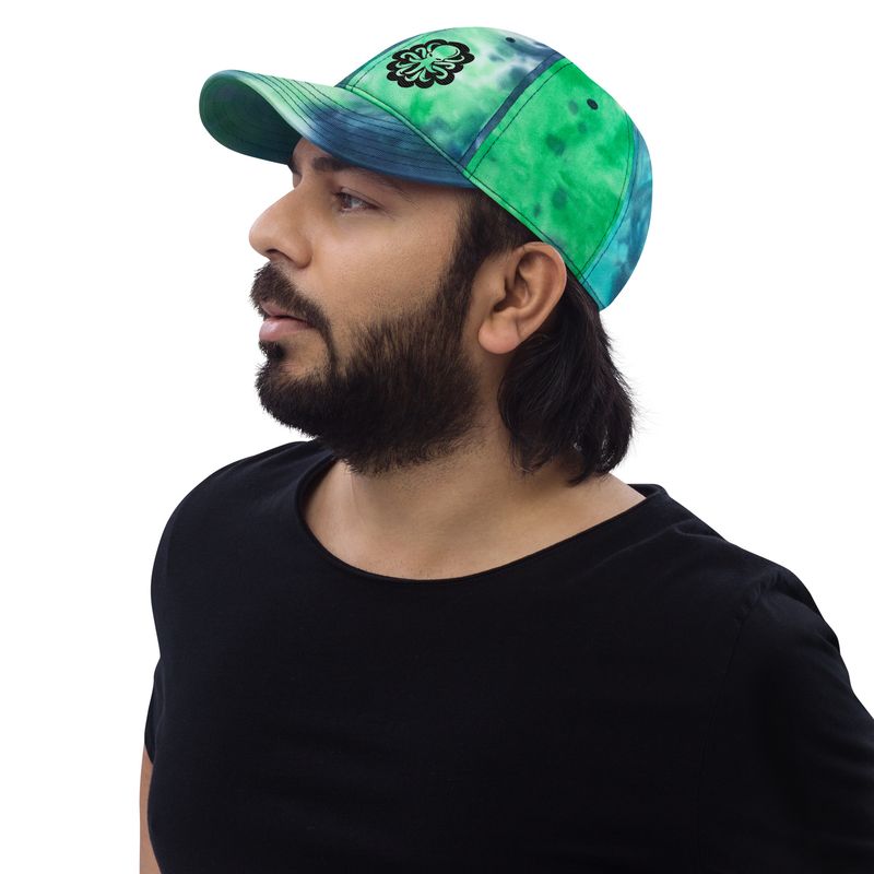 Tie dye hat logo