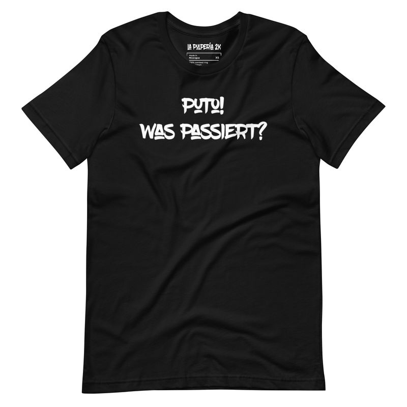 Tee &quot;Was passiert&quot; W