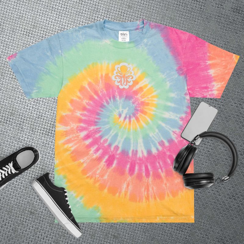 Oversized tie-dye t-shirt Logo