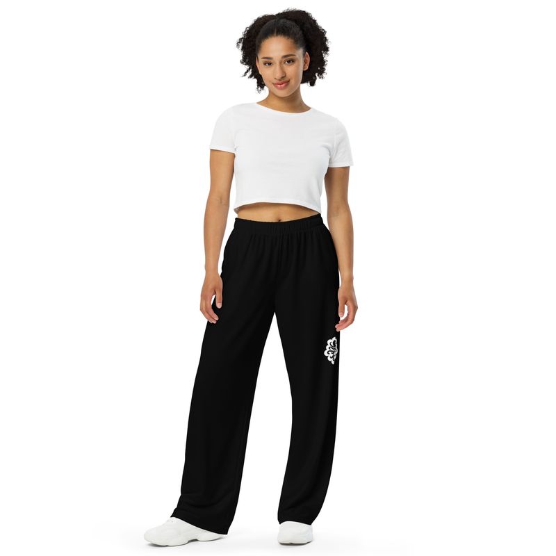 Wide-leg Black pants