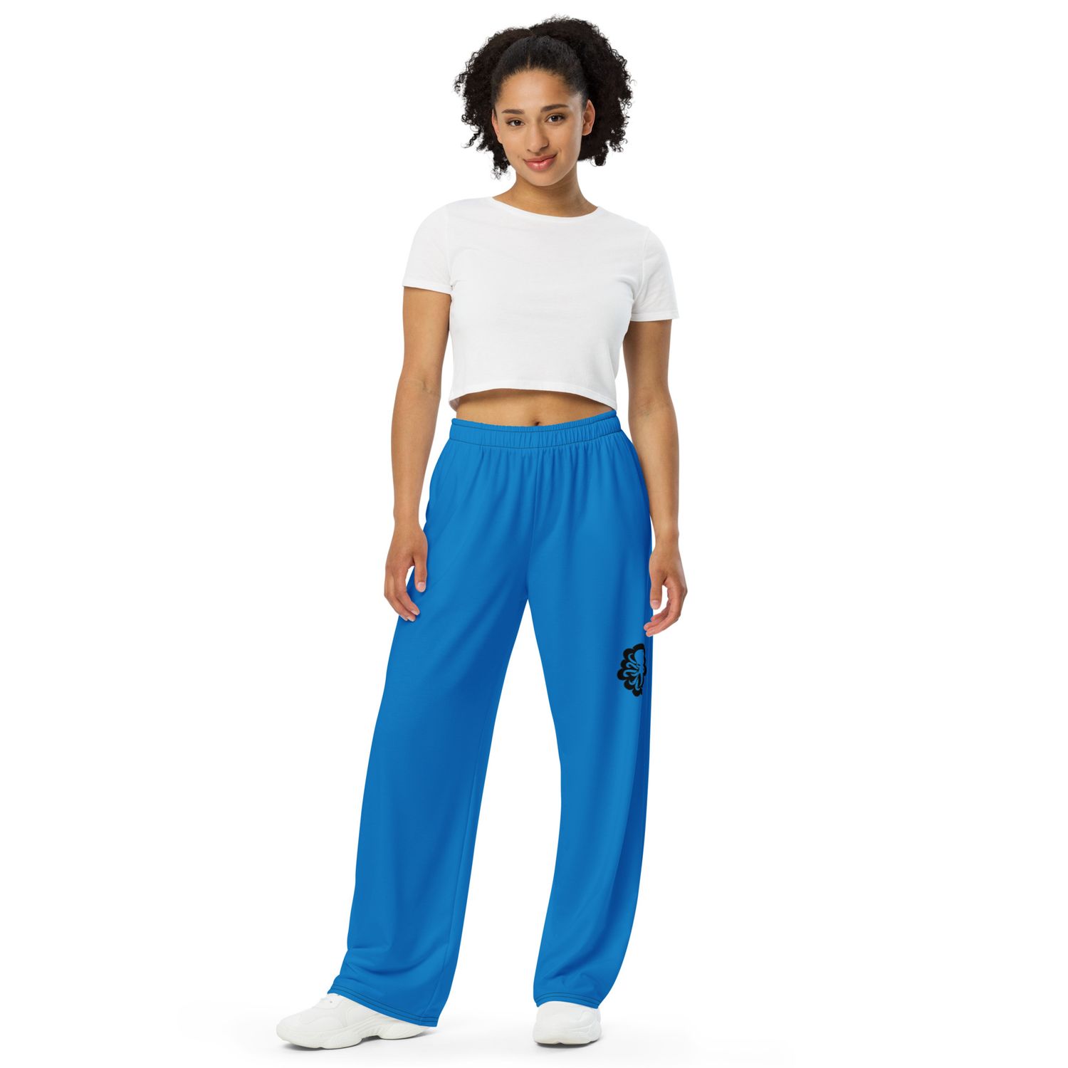 Wide-leg Blue pants