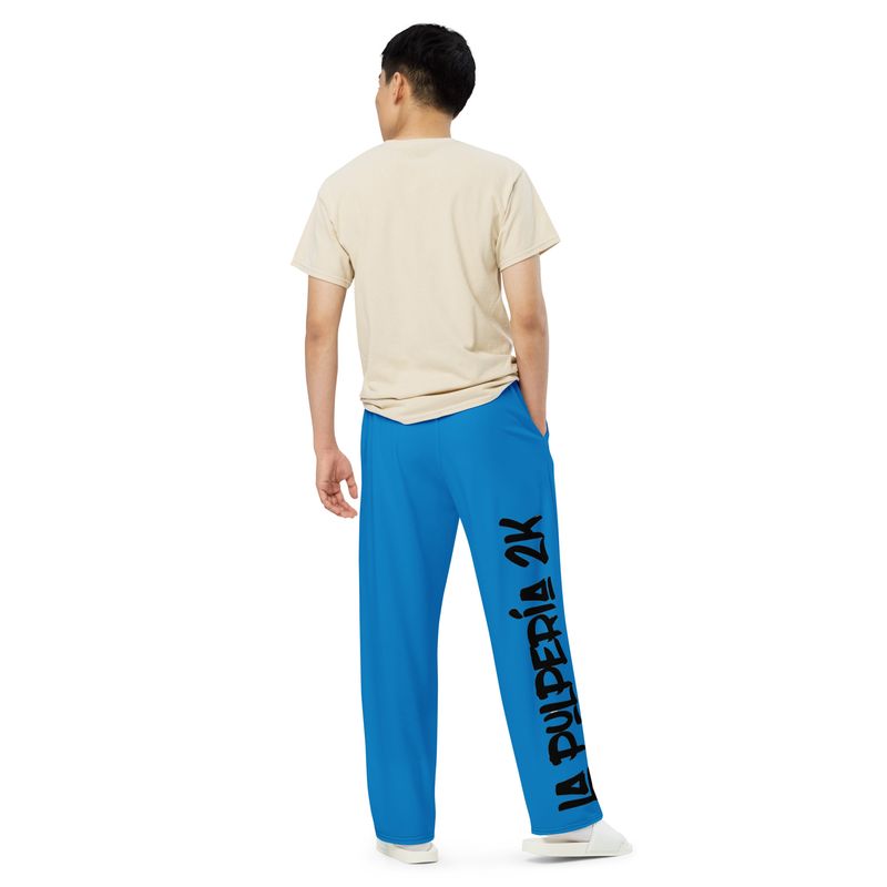Wide-leg Blue pants