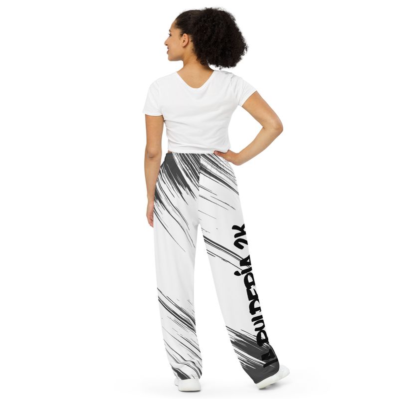 Wide-leg BnW pants