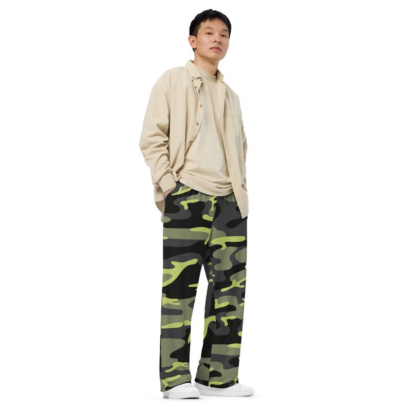 Wide-leg Camoo pants