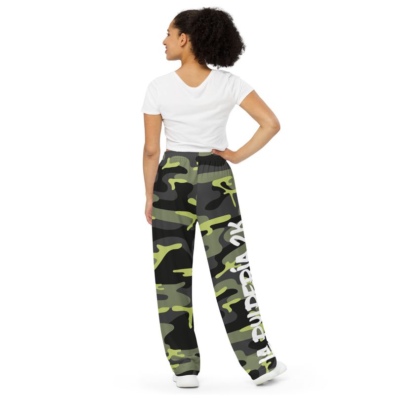 Wide-leg Camoo pants