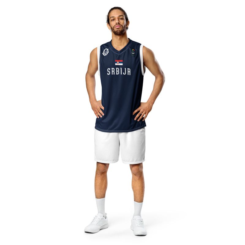 Srbija 2024 Olympic Basketball Jersey