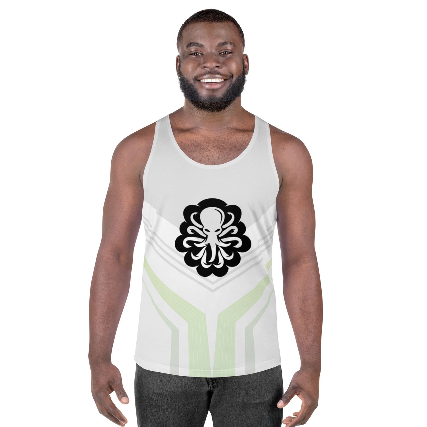 Gym Tank Top White Lines La Pulpería 2k