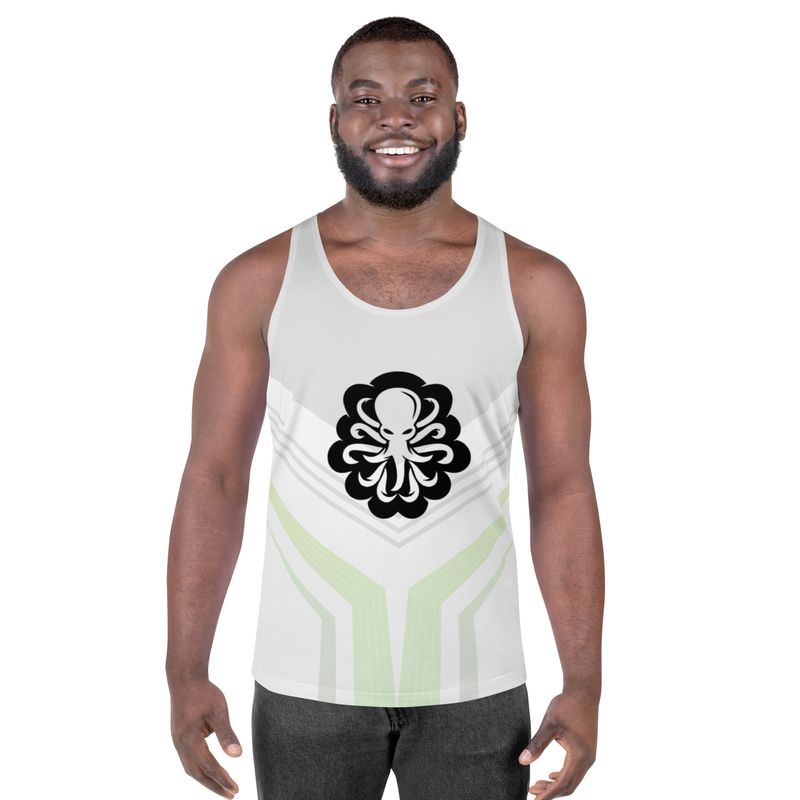 Gym Tank Top White Lines La Pulpería 2k