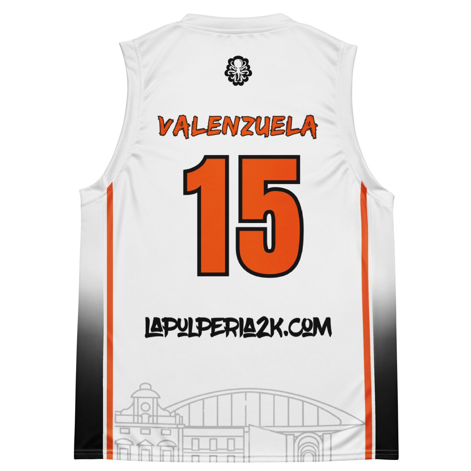 Valenzuela LP2k Woka on 3 Basketball Jersey