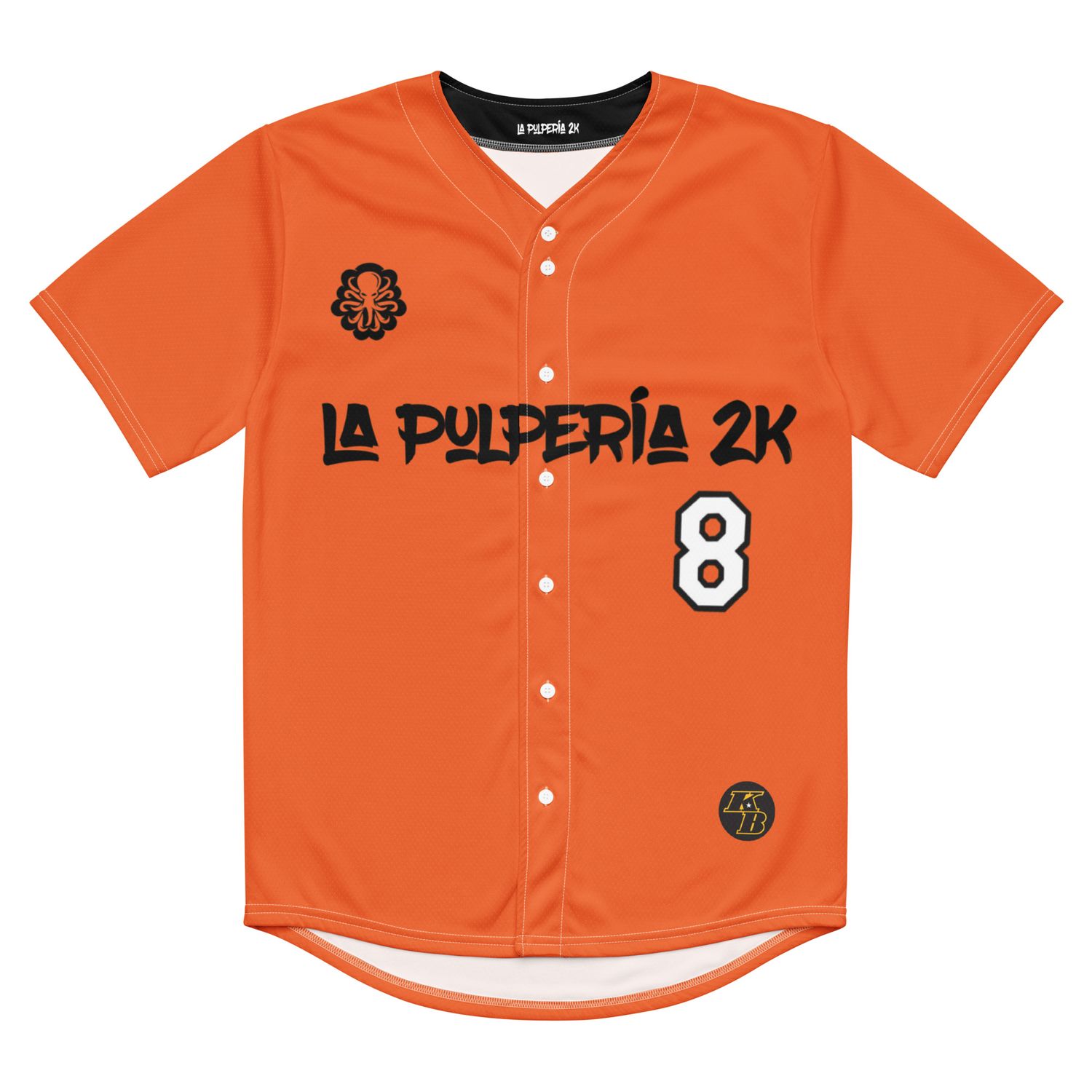 8-24 baseball jersey Orange