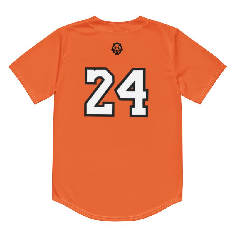 8-24 baseball jersey Orange