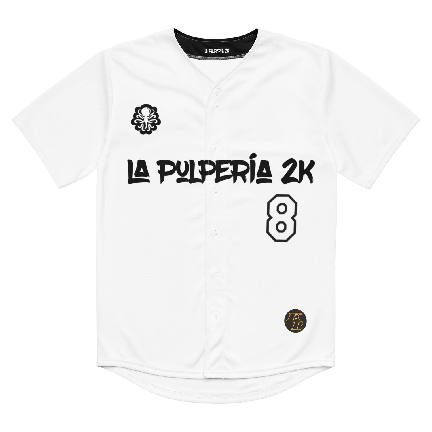 8-24 baseball jersey White
