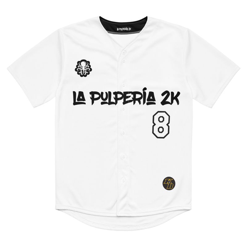 8-24 baseball jersey White