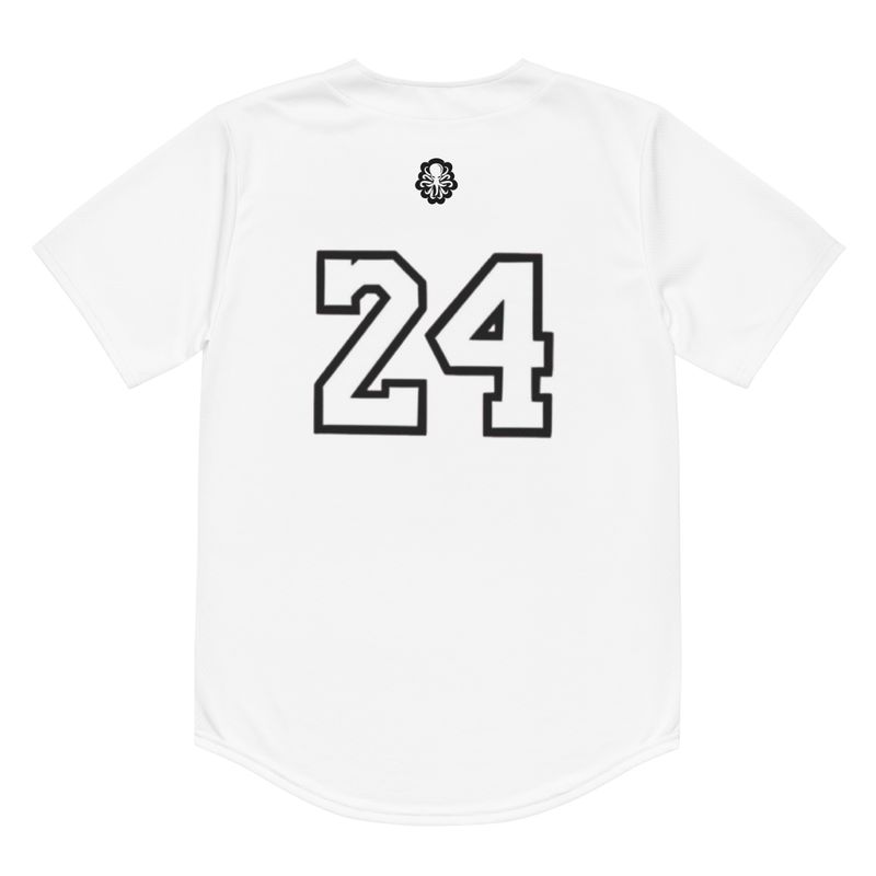 8-24 baseball jersey White