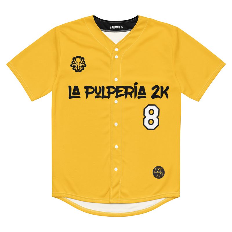 8-24 baseball jersey yellow