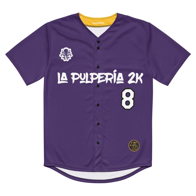 8-24 baseball jersey Purple